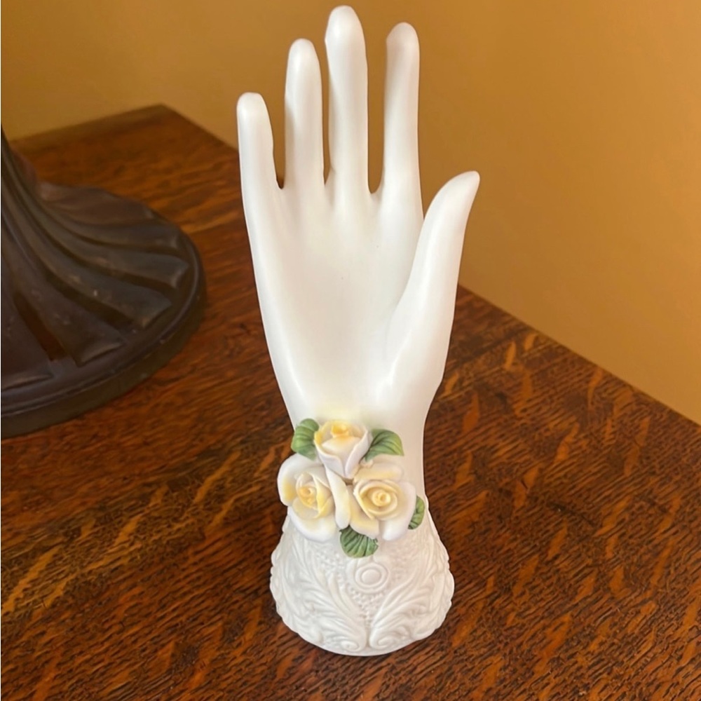 Vintage Porcelain Hand Figurine